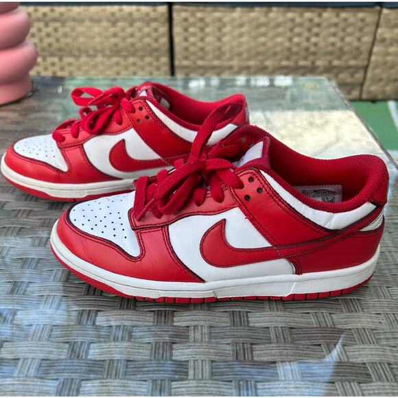 Nike Other - Nike Dunk Low University Red / White – Kids 5Y